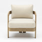 Whiteline Modern Living Sally 4 Piece Outdoor Lounge Set in Beige Color - COL2005