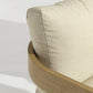 Whiteline Modern Living Sally 4 Piece Outdoor Lounge Set in Beige Color - COL2005