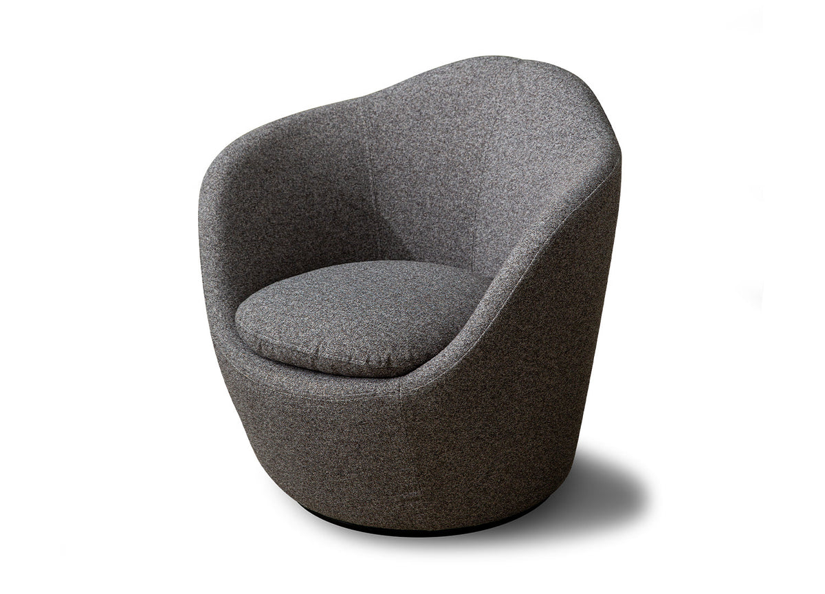 Whiteline Modern Living Stone Accent Chair - CH1975F-DGRY - MyBBQDirect