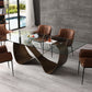 Whiteline Modern Living Tiffany Dining Table - DT1928