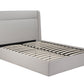 Whiteline Modern Living Tokyo Queen Bed in Light Grey Color - BQ1926F