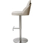 Whiteline Modern Living Tommy Barstool - BS2007P-LGRY