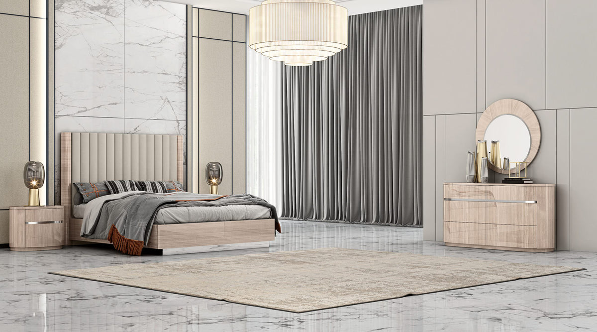 Whiteline Modern Living Waves Round Mirror - MR1753 - MyBBQDirect