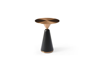 Whiteline Modern Living Zora Side Table - ST1897-BRZ - MyBBQDirect