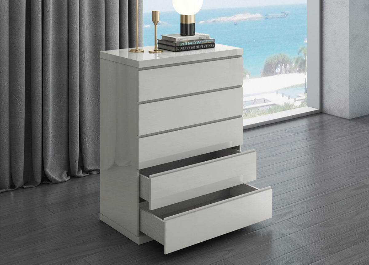 Whiteline Modern Living Anna Chest of Drawers - CD1207 - MyBBQDirect