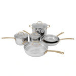 ZLINE 10-Piece Stainless Steel Non-Toxic Cookware Set CWSETL-ST-10