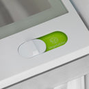 ZLINE 36-Inch Autograph Edition 22.5 cu. ft 4-Door French Door Refrigerator with Ice Maker in Stainless Steel with Champagne Bronze Square Handles RFMZ-36-FCB