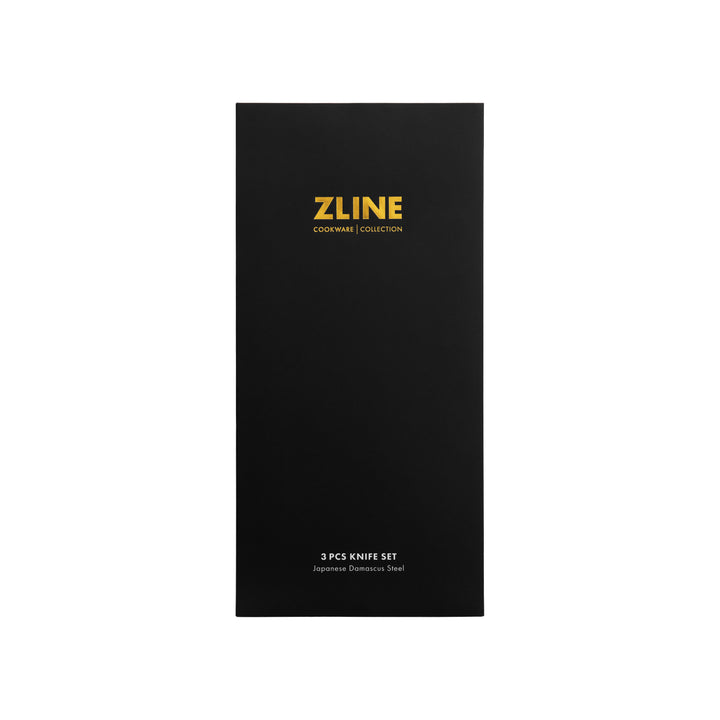 ZLINE 3-Piece Professional Japanese Damascus Steel Kitchen Knife Set KSETT-JD-3