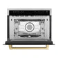 ZLINE Autograph Edition 24" 1.6 cu ft. Built-in Convection Microwave Oven in Stainless Steel with Accents MWOZ-24