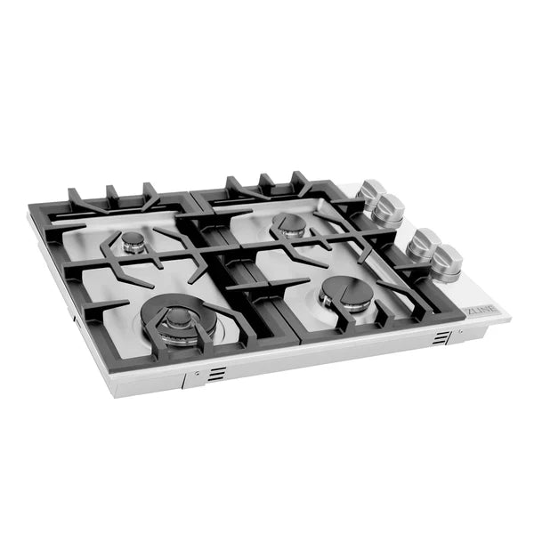ZLINE 30" Professional Dropin Cooktop Stainless Steel With 4 Burners - RC30