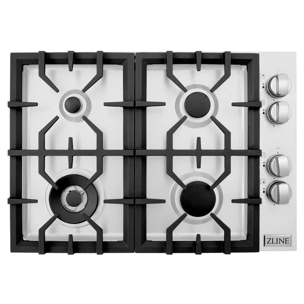 ZLINE 30" Professional Dropin Cooktop Stainless Steel With 4 Burners - RC30