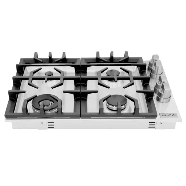 ZLINE 30" Professional Dropin Cooktop Stainless Steel With 4 Burners - RC30