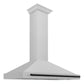 ZLINE 48" Autograph Edition DuraSnow® Stainless Steel Range Hood with DuraSnow® Stainless Steel Shell KB4SNZ-48