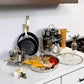 ZLINE 10-Piece Non-Toxic Stainless Steel and Nonstick Ceramic Cookware Set CWSETL-NS-10