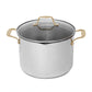 ZLINE 10-Piece Non-Toxic Stainless Steel and Nonstick Ceramic Cookware Set CWSETL-NS-10