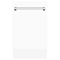 ZLINE 18" Compact Top Control Dishwasher in Custom Panel