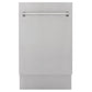 ZLINE 18" Compact Top Control Dishwasher in Custom Panel