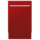 ZLINE 18" Compact Top Control Dishwasher in Custom Panel