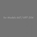 ZLINE 2-36 in. Chimney Extensions for 10 ft. to 12 ft. Ceilings - 2PCEXT-667/697-304