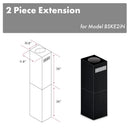 ZLINE 2-36 in. Chimney Extensions for 10 ft. to 12 ft. Ceilings - 2PCEXT-BSKE2iN
