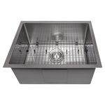 ZLINE 23" Meribel Undermount Single Bowl Kitchen Sink with Bottom Grid 