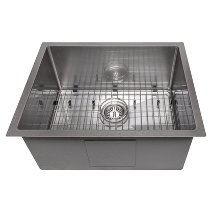 ZLINE 23" Meribel Undermount Single Bowl Kitchen Sink with Bottom Grid 