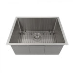 ZLINE 23" Meribel Undermount Single Bowl Kitchen Sink with Bottom Grid 