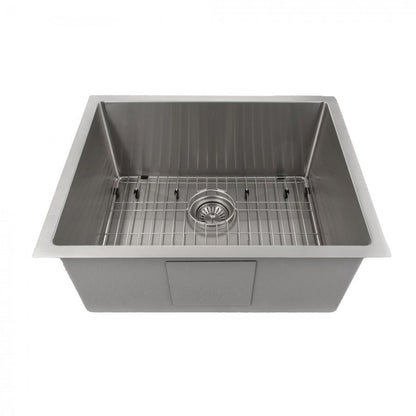 ZLINE 23" Meribel Undermount Single Bowl Kitchen Sink with Bottom Grid 