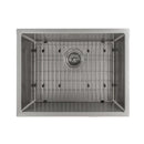 ZLINE 23" Meribel Undermount Single Bowl Kitchen Sink with Bottom Grid 