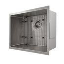 ZLINE 23" Meribel Undermount Single Bowl Kitchen Sink with Bottom Grid 