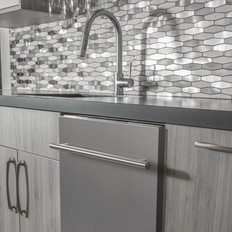 Top Control Dishwasher 120-Volt with Stainless Steel Tub