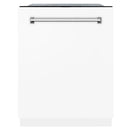 ZLINE 24" Monument Series 3rd Rack Top Touch Control Dishwasher in Custom Panel Ready with Stainless Steel Tub, 45dBa - DWMT-24