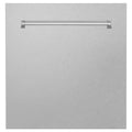 ZLINE 24" Monument Series 3rd Rack Top Touch Control Dishwasher in Custom Panel Ready with Stainless Steel Tub, 45dBa - DWMT-24