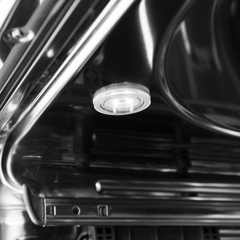 ZLINE 24" Monument Series 3rd Rack Top Touch Control Dishwasher in Custom Panel Ready with Stainless Steel Tub, 45dBa - DWMT-24