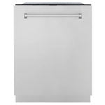 ZLINE 24" Monument Series 3rd Rack Top Touch Control Dishwasher in Custom Panel Ready with Stainless Steel Tub, 45dBa - DWMT-24