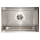 ZLINE 27" Garmisch Undermount Single Bowl Kitchen Sink with Bottom Grid and Accessories 