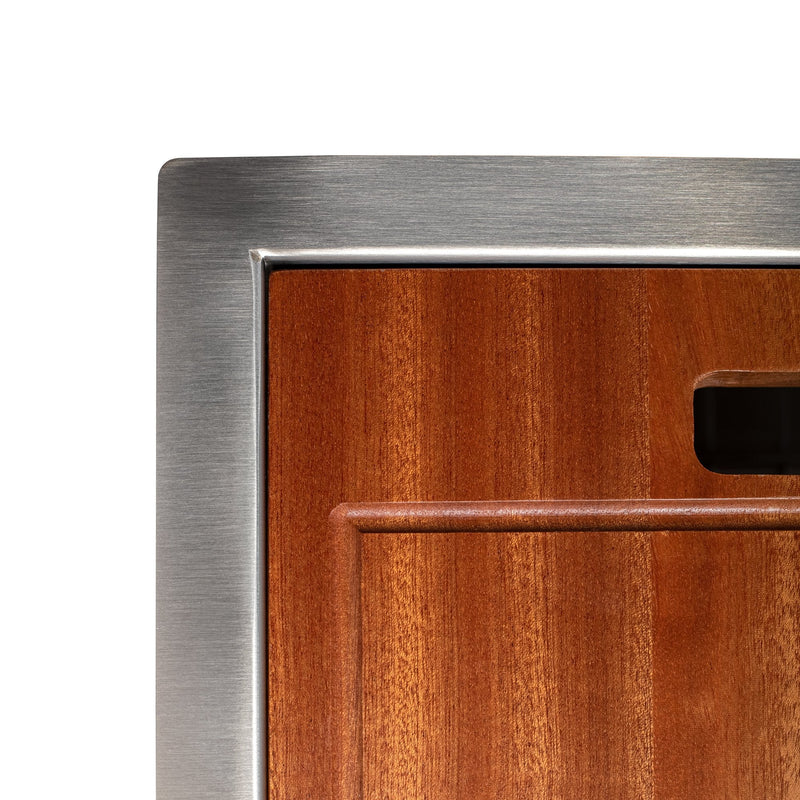 ZLINE 27" Garmisch Undermount Single Bowl Kitchen Sink with Bottom Grid and Accessories 