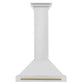 ZLINE 30" Autograph Edition Stainless Steel Range Hood with Stainless Steel Shell KB4STZ-30