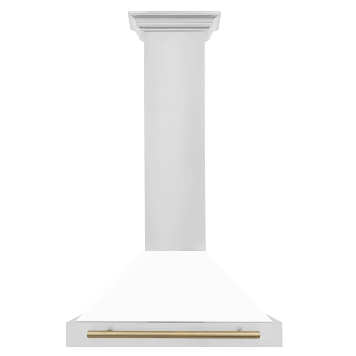 ZLINE 30" Autograph Edition Stainless Steel Range Hood with White Matte Shell KB4STZ-WM30