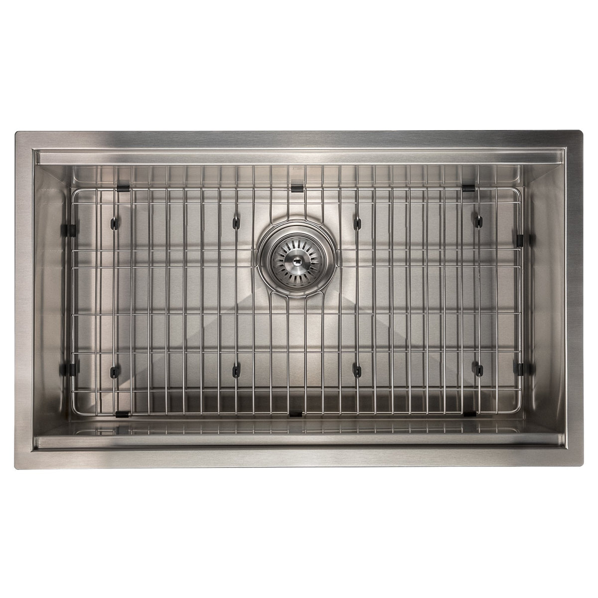 ZLINE 30" Garmisch Undermount Single Bowl Kitchen Sink with Bottom Grid and Accessories 