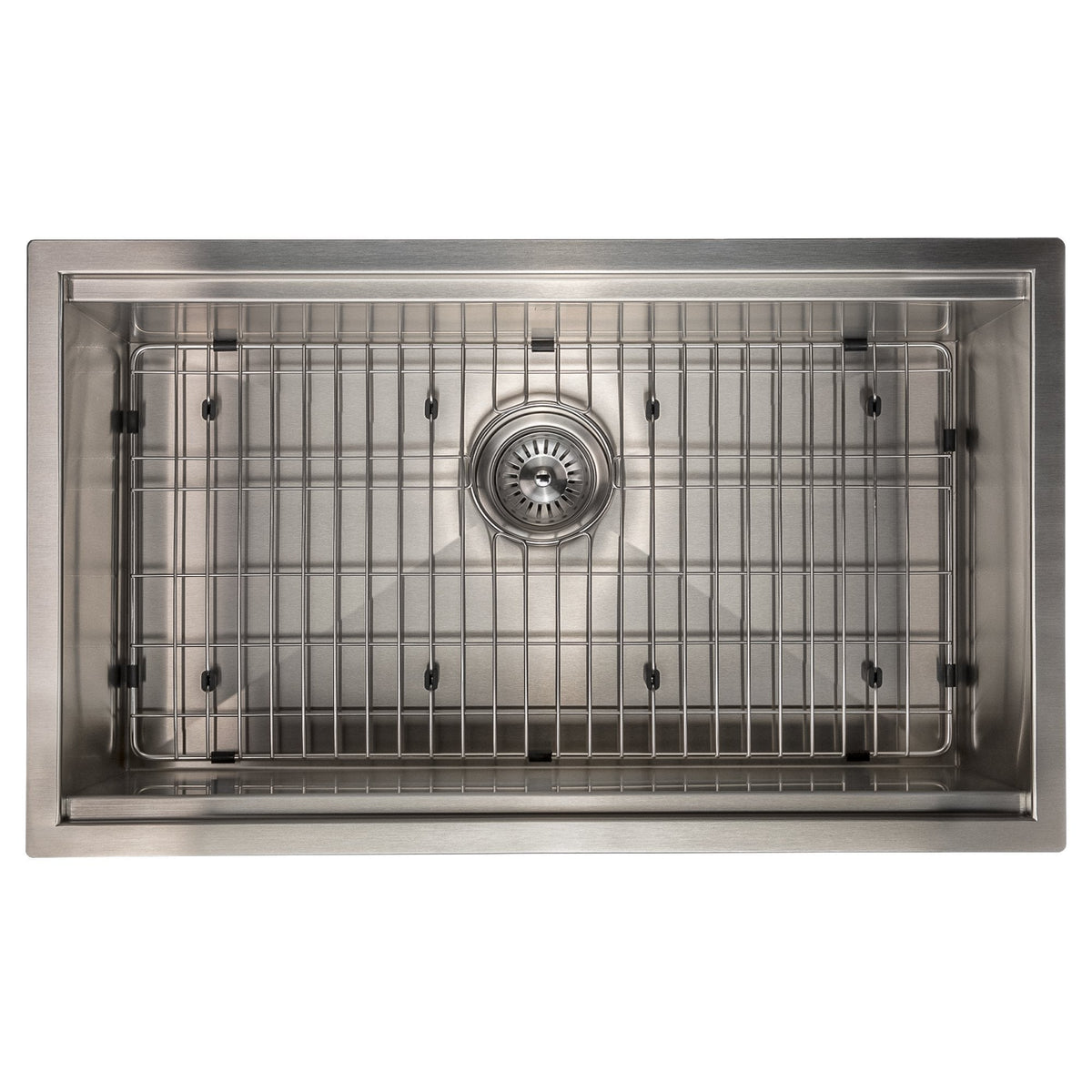 ZLINE 30" Garmisch Undermount Single Bowl Kitchen Sink with Bottom Grid and Accessories 