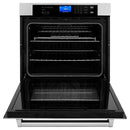 ZLINE Appliance Package - 30 in. Self-Cleaning Wall Oven and 24 in. Microwave Oven - 2KP-MW24-AWS30
