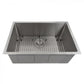 ZLINE 30" Meribel Undermount Single Bowl Kitchen Sink with Bottom Grid