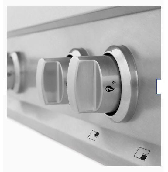 ZLINE 30" Porcelain Rangetop in DuraSnow Stainless Steel with 4 Gas Burners