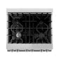 ZLINE 30" Dual Fuel Range with Gas Stove and Electric Oven