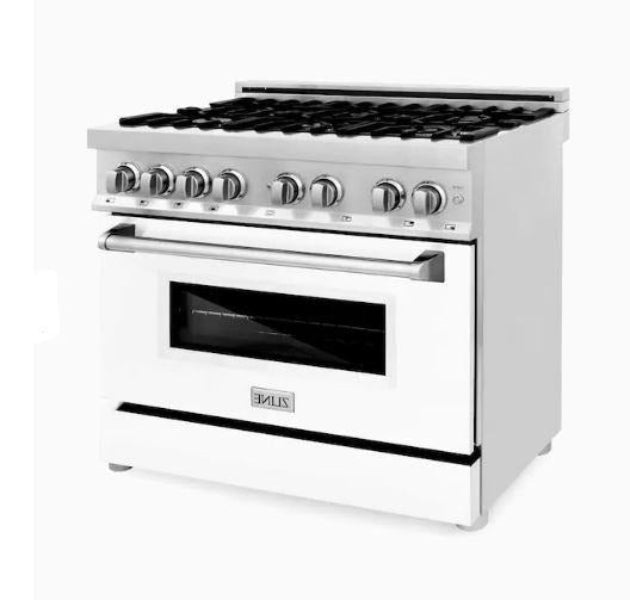 Zline 30 dual fuel range in Stainless Steel