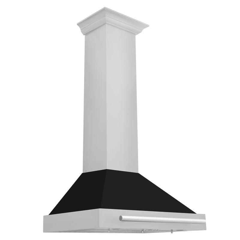ZLINE 30" Stainless Steel Range Hood with Shell and Stainless Steel Handle