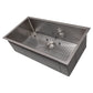 ZLINE 33" Meribel Undermount Single Bowl Kitchen Sink with Bottom Grid 