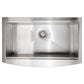 ZLINE 33" Moritz Farmhouse Apron Mount Single Bowl Kitchen Sink with Bottom Grid and Accessories