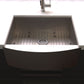 ZLINE 33" Vail Farmhouse Apron Mount Single Bowl Kitchen Sink with Bottom Grid 